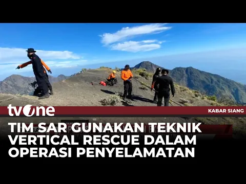 Berbagai Kendala Dialami Tim SAR saat Proses Evakuasi WN Brasil yang Jatuh di Gunung Rinjani