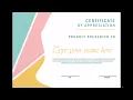 4 Certificate Templates Free Editable Copy