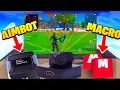 Using HACKS on my FORTNITE CONTROLLER Zen Aimbot Macros MORE