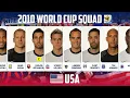 USMNT 2010 WORLD CUP FULL SQUAD