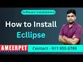 Java Eclipse Installation By Srinivas Ameerpet Technologies