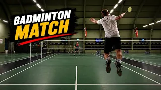 Badminton Show Match | High Level Singles (Luka Hammer VS Mads Selmer)