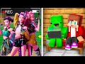 Download Lagu How Mikey and JJ get K-Pop Demon Hunters on Hidden Cameras in Minecraft ?! - Maizen