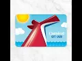 Paying with a Carnival Gift Card