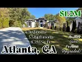 Upgraded Extravagant Mansion BACK ON THE MARKET in West Atlanta 1 2M