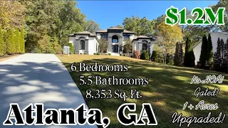 Upgraded Extravagant Mansion BACK ON THE MARKET in West Atlanta 1 2M