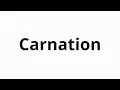 Download Lagu Hoe spreek je Carnation uit