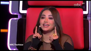 اقوي صوت في الحلقه الاولي من ذا فويس وشوف رد فعل لجنه التحكيم ل احمد عطيه 