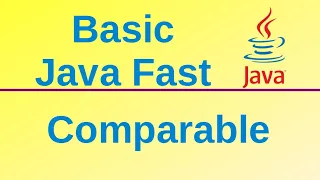Comparable interface - Basic Java Fast 32