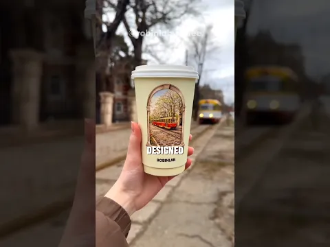 Ukraine Café’s Genius Coffee Cup That Changes Views Instantly ☕💰/#usabusiness#businessideas #usacafe