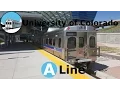 The Train to the Plane - RTD University of Colorado A Line
