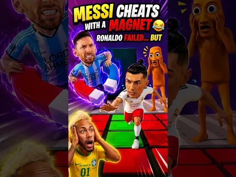 Messi CHEATS with a Magnet 😂 Ronaldo Failed... but