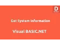 Get System Information using VB NET Console Application