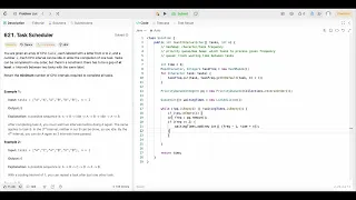 SUBTITLED LeetCode 621 Task Scheduler Java
