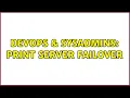 DevOps SysAdmins Print Server Failover