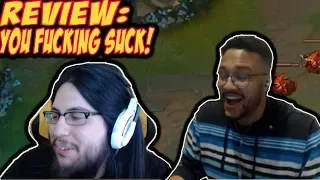 IMAQTPIE DOES OP.GG REVIEW FOR HIS TEAMMATE | APHROMOO | LOL