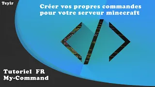 TUTO Creer vos propres commandes sur minecraft avec MYCOMMAND 1 7 - 1 19