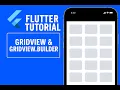 Flutter Tutorial 39 Gridview and Gridview builder Widgets