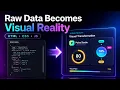 Split Reality Interface with HTML CSS JavaScript Raw Data to Visual UI
