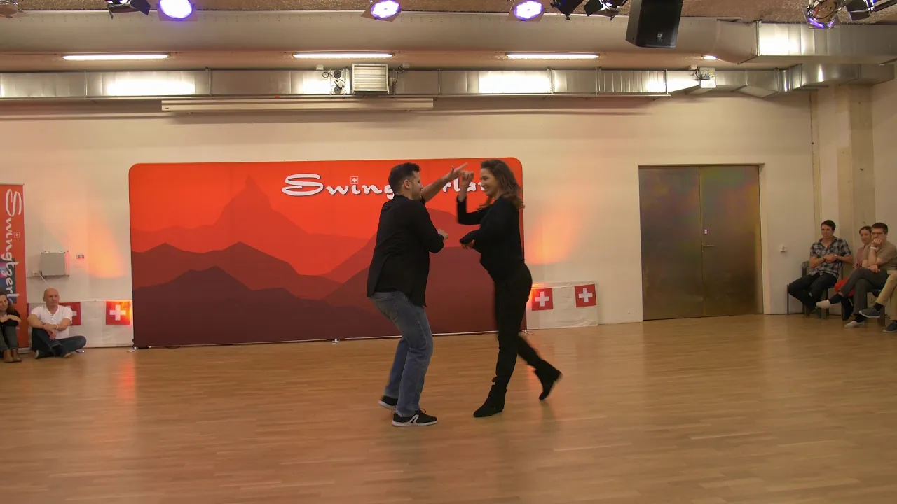 Improv West Coast Swing Dance - Maxence Martin & Virginie Grondin - Swingtzerland 2020 Pro Show