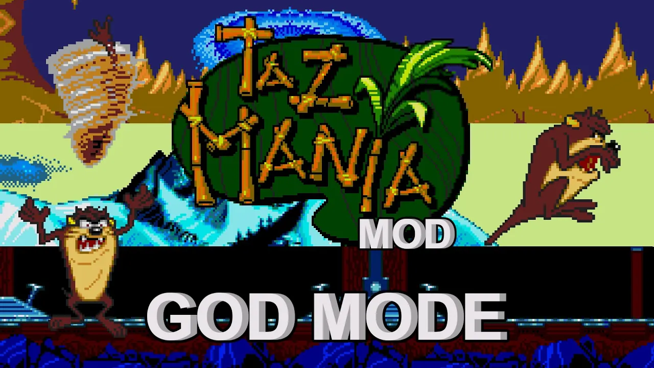 Taz Mania (Sega Genesis MOD) God Mode