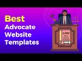 Best Advocate Website Templates Lawyer And Attorney HTML Template