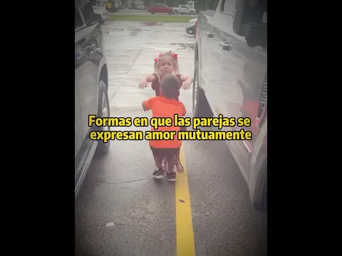 La forma en que esta pareja se expresa su amor#shorts