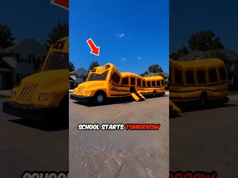 School Starts Tomorrow! Which School Bus Would You Choose? 😱🚌