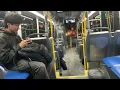 CTA On Board Riding 2024 Nova LFS Bus 8827 on Route 93 from Peterson to Logan Square Station