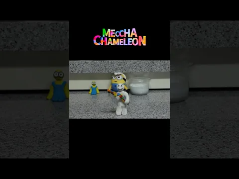 Meccha Chameleon vs Me Animation! [clay stop motion] part 2