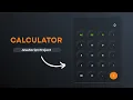 Build a Calculator Project FAST with HTML CSS JavaScript