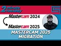 Mastercam 2025 Migration 2 Minute Tuesday