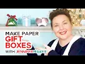 DIY Gift Boxes Made on a Cricut