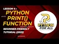 Python print Function Explained Beginner-Friendly Tutorial 2025