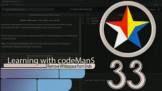 JavaScript Regular Expressions Remove Whitespace from Start and End FreeCodeCamp