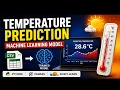 Training a regression model to predict temperature machine learning