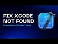Fix Xcode not found on CLI Latest MacOSX
