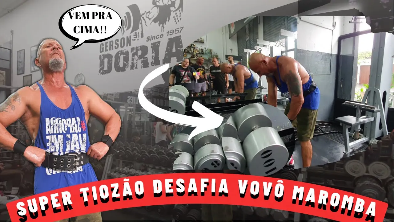 SUPER TIOZÃO NA GERSON DORIA FEZ DESAFIO A VOVÔ MAROMBA #vovomaromba