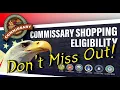 Commissary Eligibility Veterans