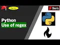 Python search method regex