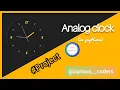 Analog clock using python turtle programming Python hacking Curious coders