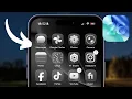 How To Make App Icons Black And White On iPhone iOS 26