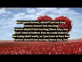 Jazmine Sullivan - Forever Don't Last (Lyrics)