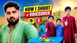 How I Shoot My Videos 📸+Voiceover With My Kids 🥰