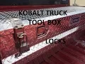 Kobalt Truck Tool Box Locks