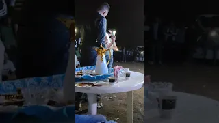 الشاب سمير اغنية بابا مخلالي والو مع فرقة فرسان الليل 