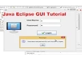 Java Eclipse GUI Tutorial 5 Login Program for java with sqlite database PART-1