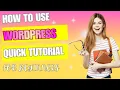 WordPress Dashboard Tutorial for Beginners Full Overview Step-by-Step