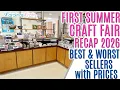 MY FIRST SUMMER Craft FAIR Recap of 2026 Best and Worst Sellers with Prices Included How did I do