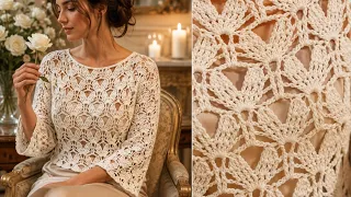 Descubre Esta Puntada a Crochet ! Tan FACIL Y RAPIDA! No Te Arrepetiras!